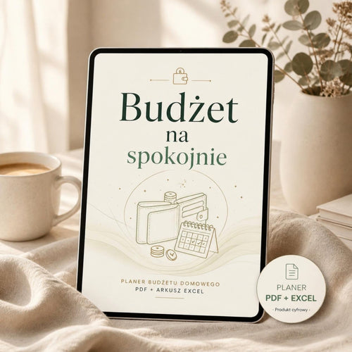 Budżet na spokojnie – planer budżetu domowego na tablecie, PDF + arkusz Excel